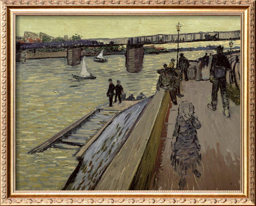 Le Pont de Trinquetaille in Arles, 1888 - Van Gogh Painting On Canvas